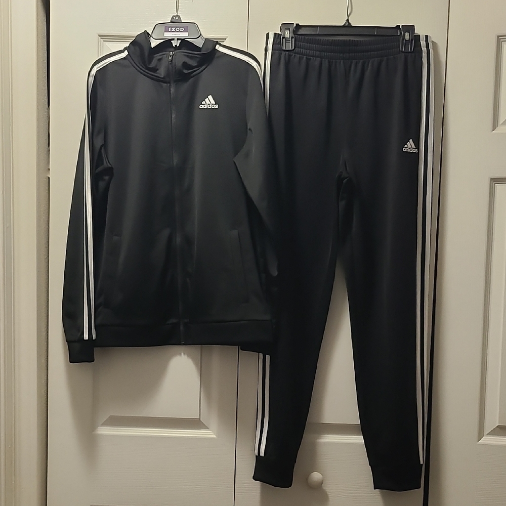 Adidas Black and White Athletic Set
